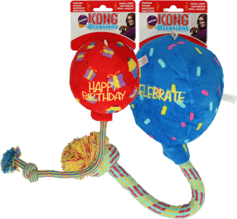 KONG Occasions Birthday Balloon Blue L 1 st