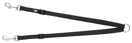 Premium koppellijn XS–M: 40–70 cm/15 mm, zwart
