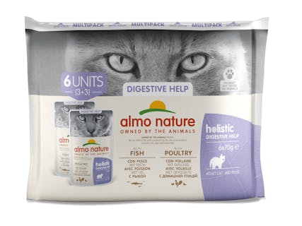 Cats MultiPack Digestive- Vis & Gevogelte (6x70g)